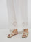 Diza White Schiffli Design Cotton Ethnic Pants