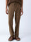 ETA Olive Relaxed-Fit Mid-Rise Cotton-Blend Chinos