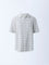 ETA Off-White Checks Detailed Relaxed-Fit Cotton Shirt