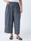 Diza Blue Stripe Patterned Ethnic Pants