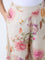 Diza Beige Floral Design Ethnic Pants