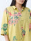 Diza Yellow Floral Pattern Tunic