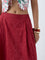 Bombay Paisley Red Embroidered Cotton Skirt