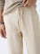 ETA Beige Relaxed-Fit Mid-Rise Cotton-Blend Chinos