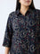 Diza Black Bandhani Print Tunic