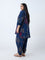 Diza Indigo Floral Bandhani Printed Tunic