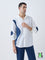 ETA White Printed Relaxed-Fit Cotton-Blend Shirt