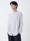 ETA Off-White Striped Relaxed-Fit Cotton Shirt