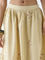 Bombay Paisley Beige Embroidered Cotton Bubble Skirt