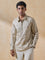 Embroidered Beige Short Kurta
