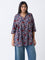 Diza Multicolour Floral Pattern Tunic