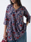 Diza Multicolour Floral Pattern Tunic