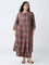 Diza Multicolour Printed A-Line Kurta