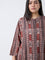 Diza Multicolour Printed A-Line Kurta