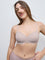 Wunderlove Beige Self-Striped Padded Bra
