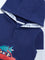 HOP Baby Boys Navy Printed Hooded Cotton Sweatshirt