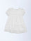 HOP Baby White Lace Detailed Tiered Dress