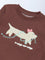 HOP Kids Brown Animal-Detail Cotton-Blend Sweatshirt