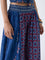 Bombay Paisley Blue Printed Cotton Maxi Skirt