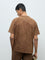 ETA Brown Botanical Relaxed-Fit Cotton-Blend T-Shirt