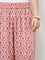 Diza Pink Floral Printed Pants