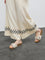 Bombay Paisley Off-White Printed High-Rise Cotton-Blended Palazzos