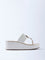 LUNA BLU White Wedge-Heel Sandals