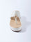 LUNA BLU White Wedge-Heel Sandals