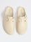 SOLEPLAY Ivory Perforated Clogs