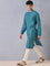 Embroidered Blue Kurta