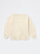 HOP Kids Girls Beige Embroidered Cotton-Blend Sweatshirt
