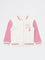 HOP Kids Girls Off-White Typographic Cotton-Blend Jacket