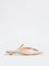 LUNA BLU Ivory Metallic Detailed Slingback Shoes