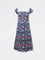 Bombay Paisley Blue Floral Cotton Straight Dress