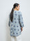 Diza Blue Printed Tunic