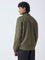 Ascot Olive Relaxed-Fit Suede Jacket