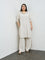 Gia Beige Solid Tunic