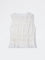 LOV Off-White Smocked Cotton Top
