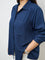 Gia Navy Solid Shirt