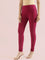 Dark Fuchsia Cotton Stretch Churidar