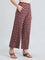 Brown Woven Viscose Printed Palazzo