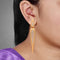 Designer Zirconia Long Earrings 73527