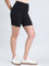 Black Knit Seamless Cycling Shorts