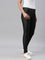 Women Black Slip On Knit Jeggings