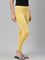 Bright Yellow Cotton Stretch Ankle Length Leggings