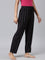 Women Black Printed Woven Viscose Lounge Pants