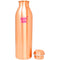 Pure Copper Matt Finished Design Water Bottle, Health Benefits, Storage Water, Drinkware