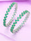 Designer Zirconia Green Bangles ZBGL10128