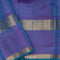 Chlorine Blue Kanjivaram Silk Saree With Floral Buttis Weaving