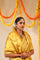 Hansa Yellow Tissue Kanjivaram Saree With Geometrical Weaving
